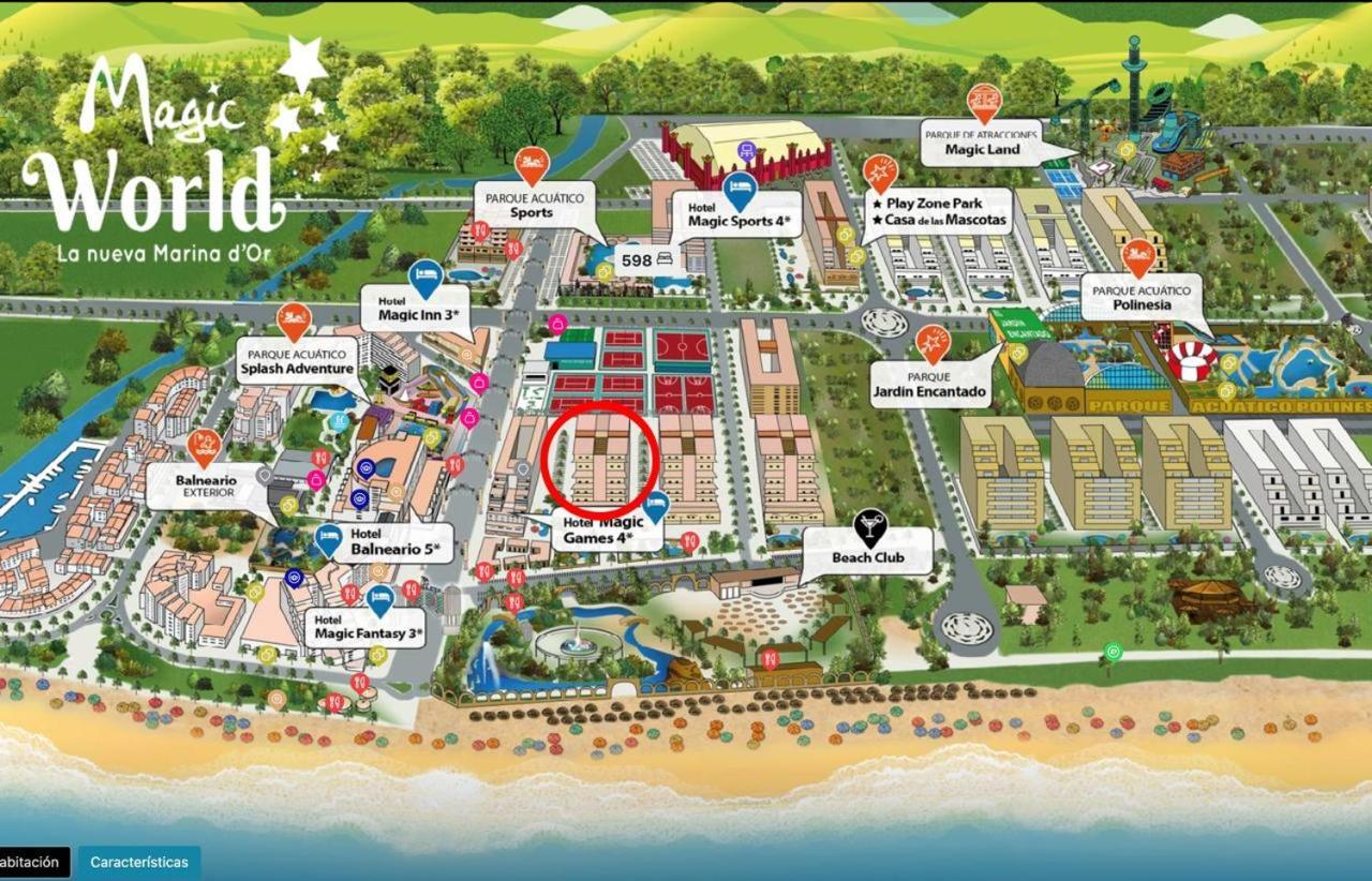 Apartamento Primera Linea - Magic World Marina D'Or Oropesa del Mar Extérieur photo